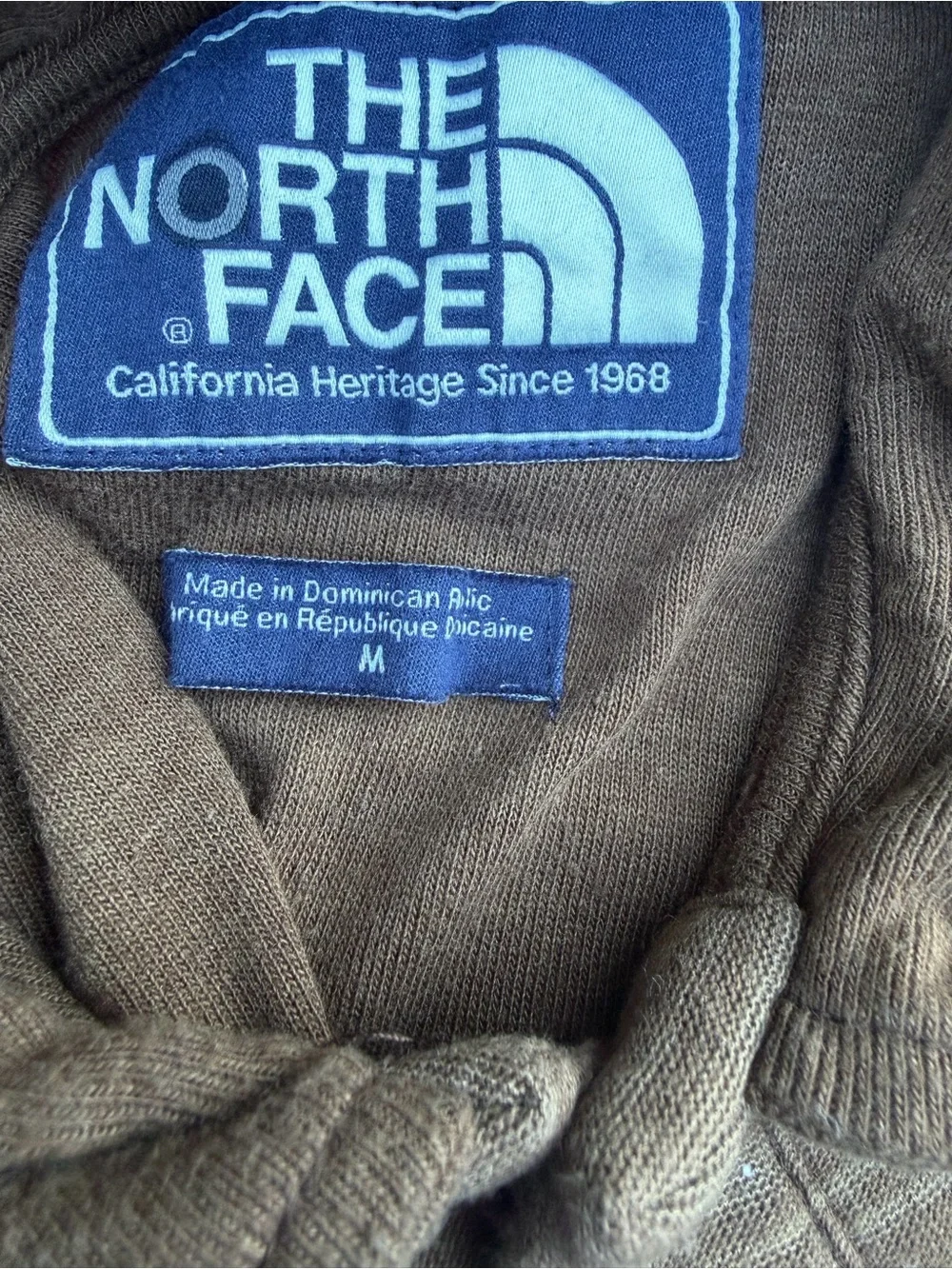 The North Face Brown Striped Short-Sleeve Polo